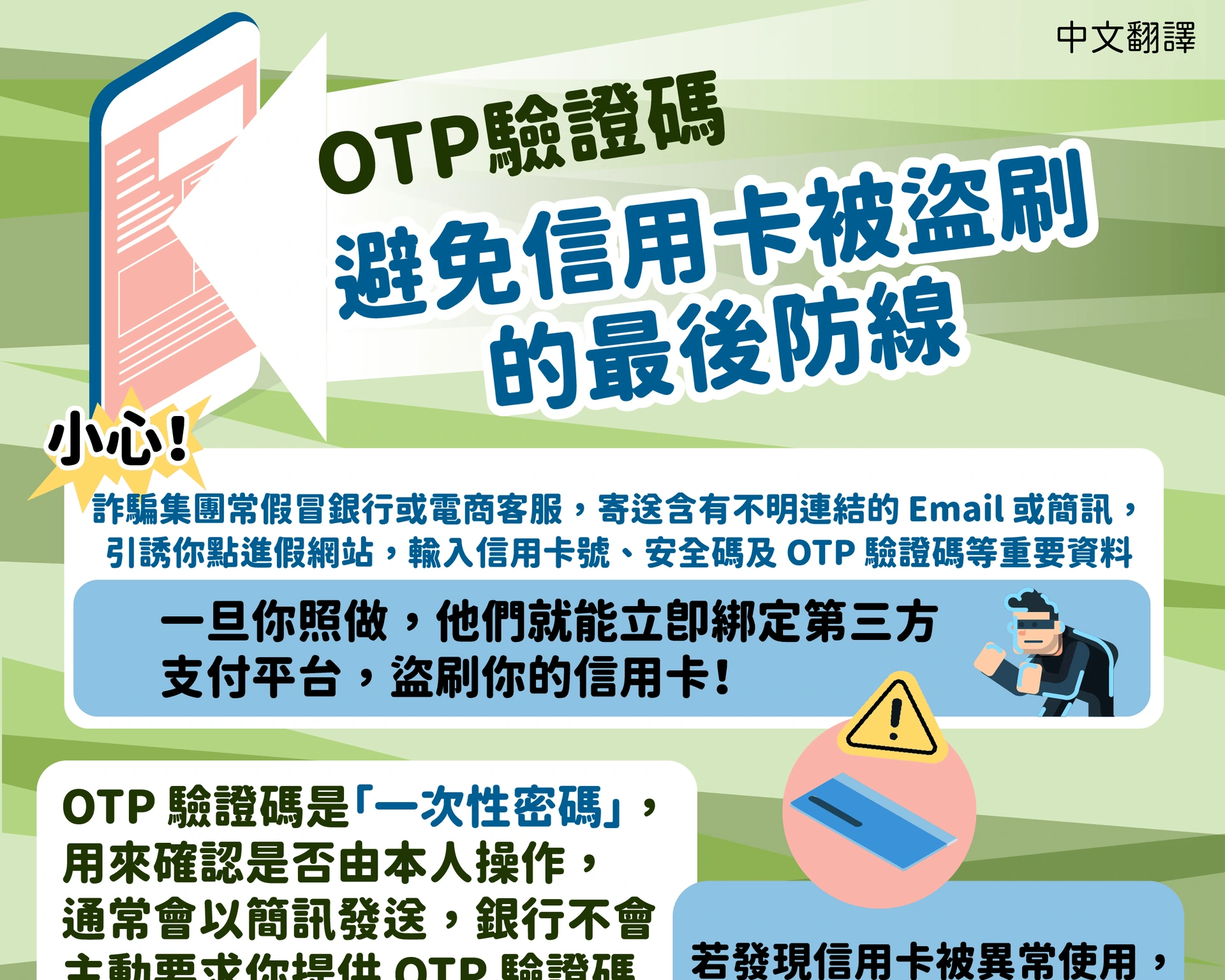 1150119 OTP驗證碼-避免信用卡被盜刷的最後防線