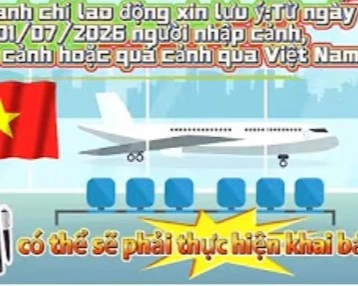 Việc khai báo sức khỏe là bắt buộc khi nhập cảnh, xuất cảnh hoặc quá cảnh qua Việt Nam.出入境或過境越南,要健康申報?!