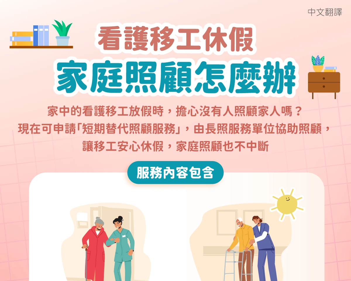 1150722 看護移工休假 家庭照顧怎麼辦